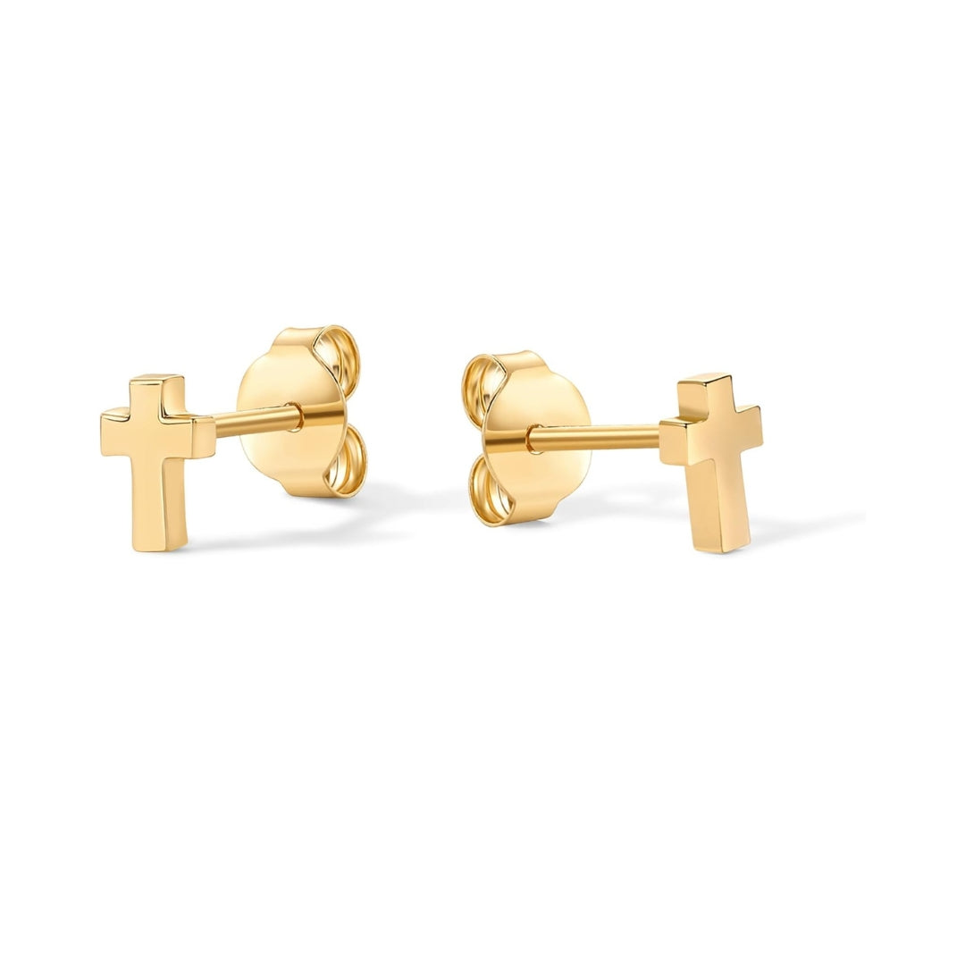 Slat Cross Earrings