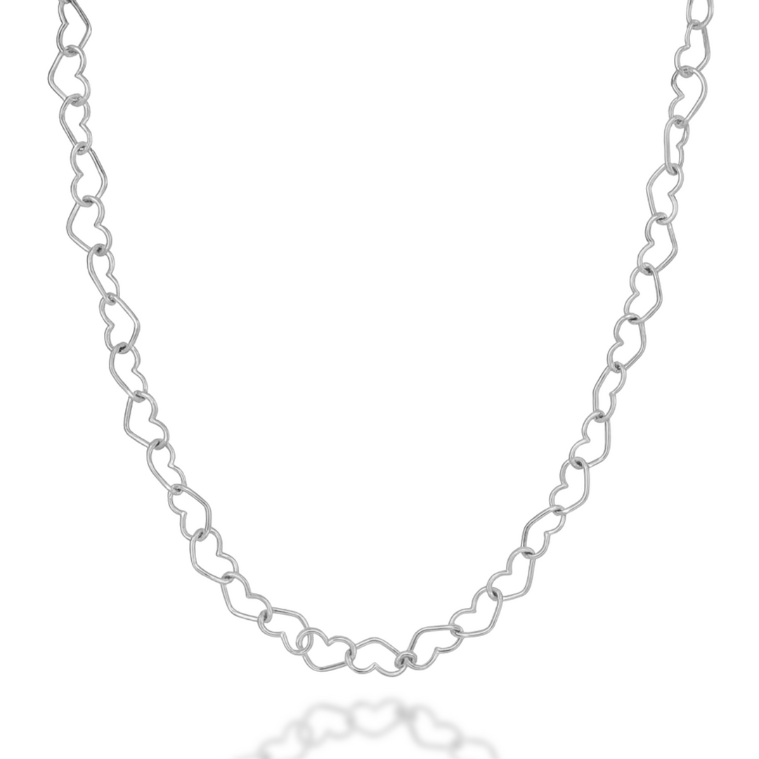 Joyful Hearts Layering Necklace in Gold and Silver