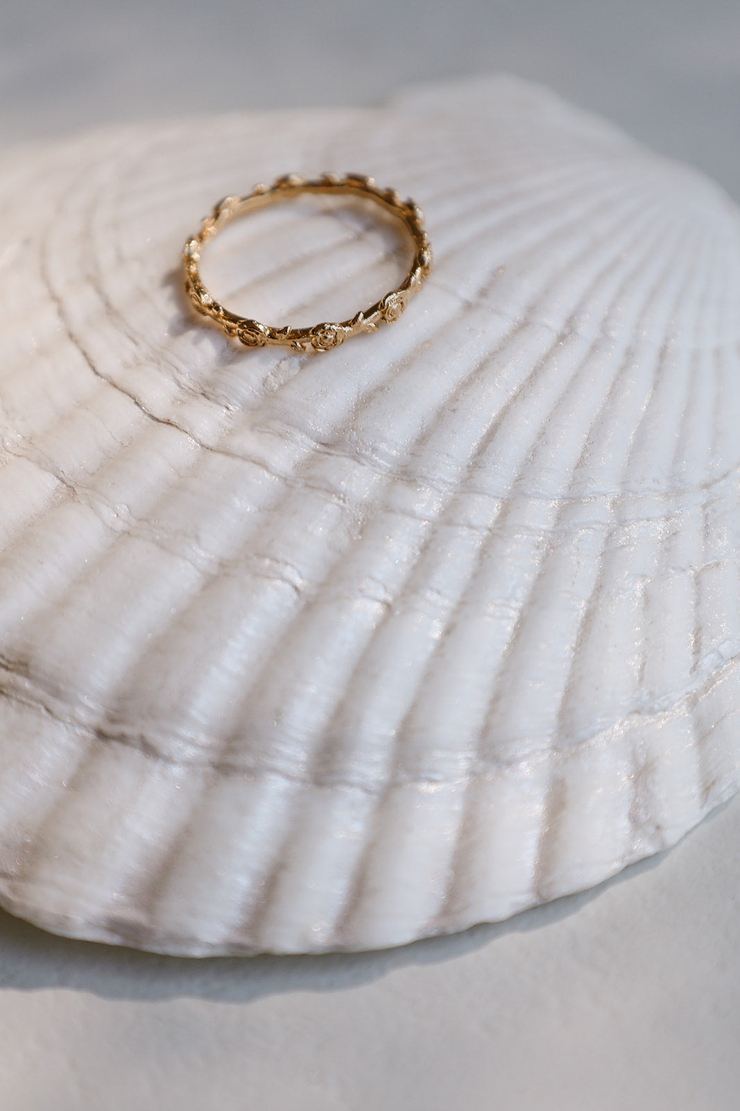 Mystical Rose Ring in 18k Gold Plated