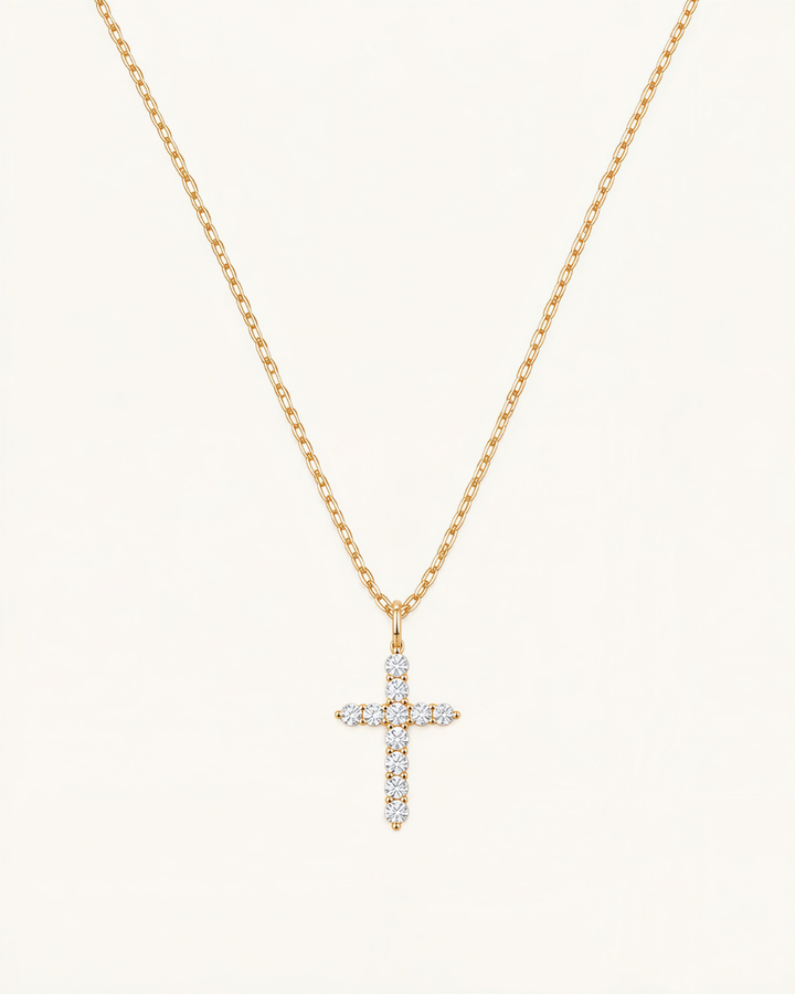 Elora Cross Necklace