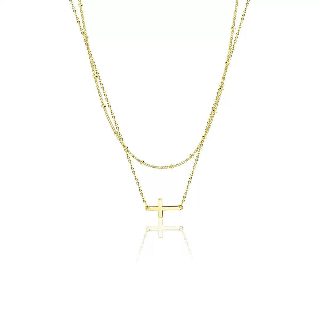 Elora Double Chain Cross
