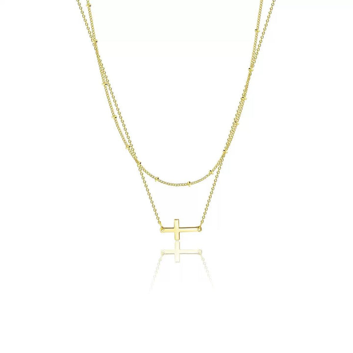 Elora Double Chain Cross