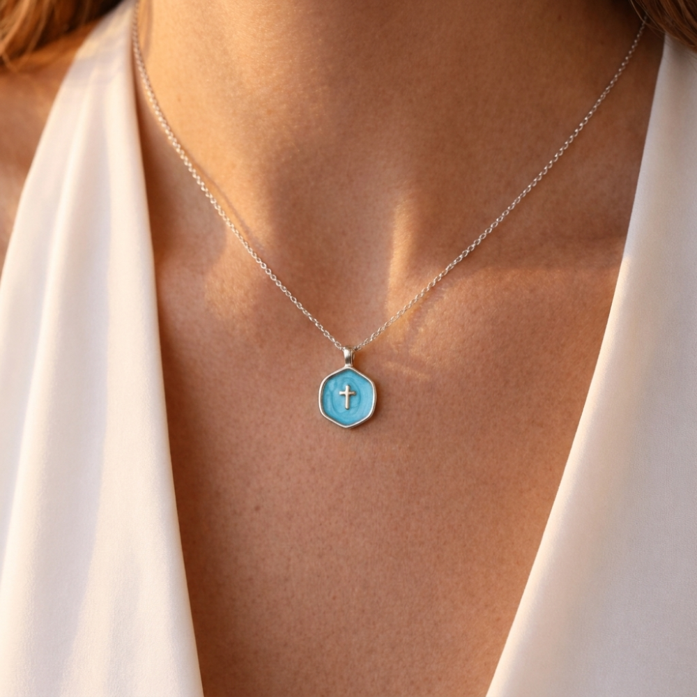 Living Water Necklace In Silver