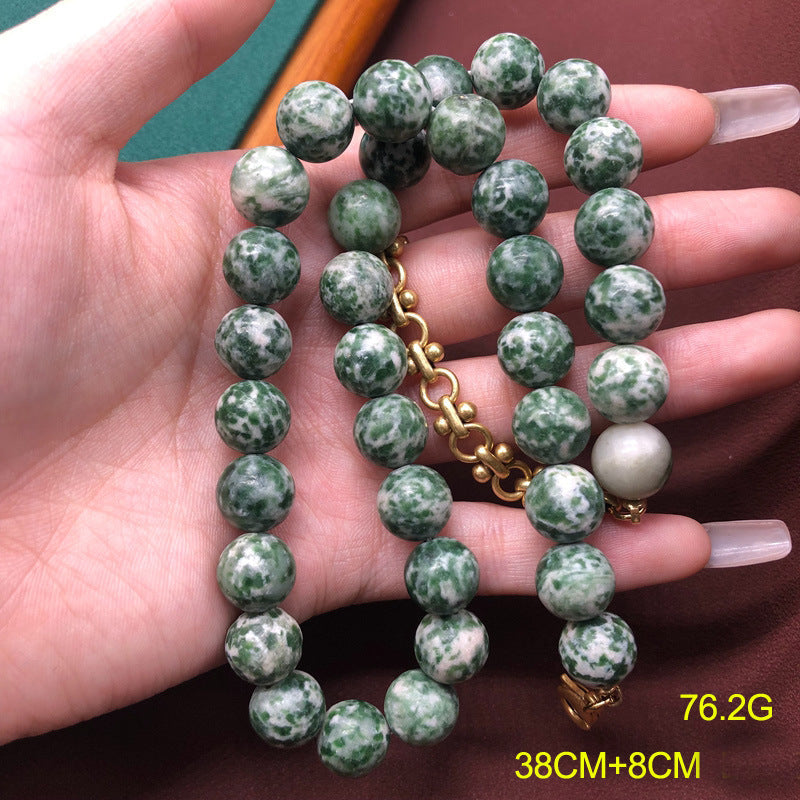 Natural Matte Sandstone Faith Rosary with Bronze Crucifix & Our Lady