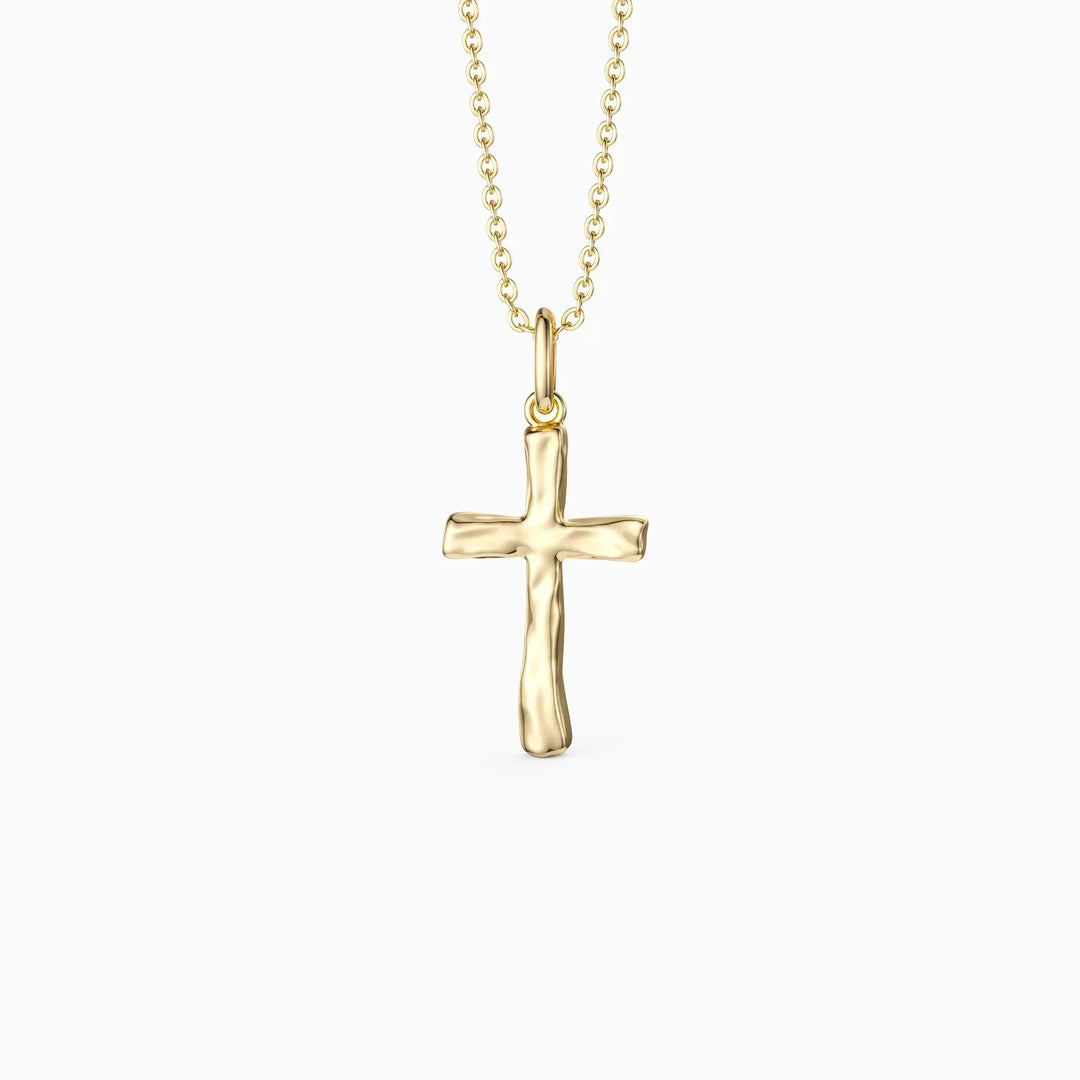 Liquid Cross Necklace