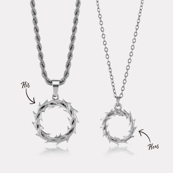 His & Hers Crown of Thorns (Gold)