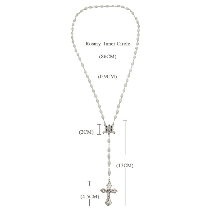 Blessed Virgin Mary Catholic Mother-of-Pearl Rosary