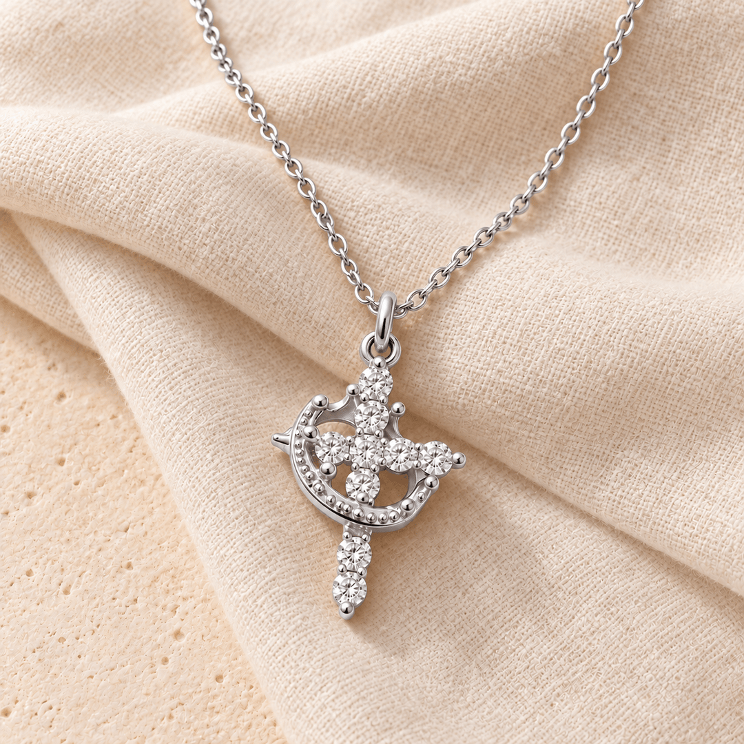 Cross & Crown Necklace