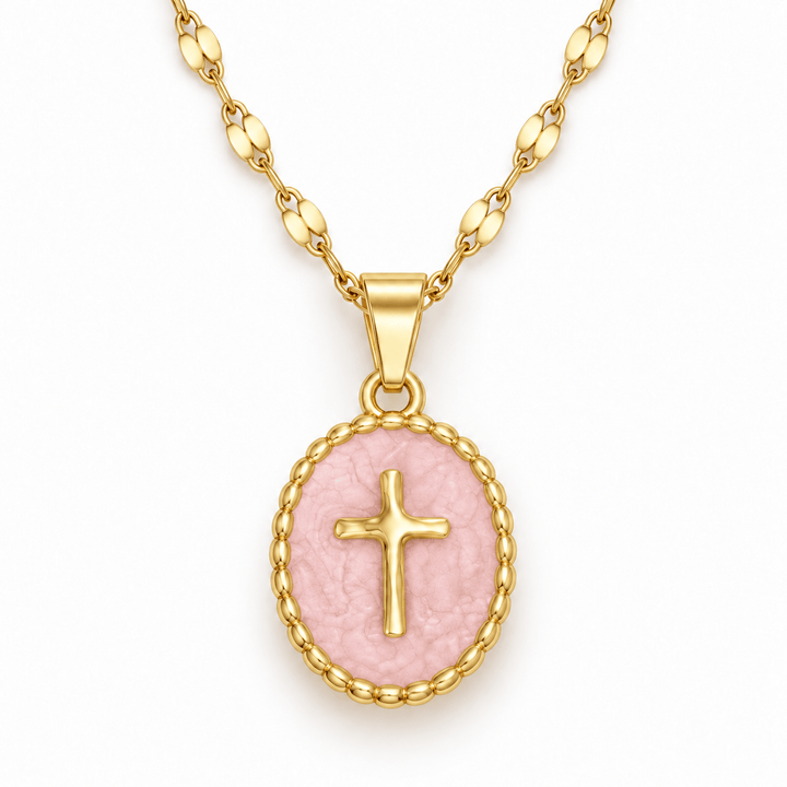 Enamel Cross Necklace