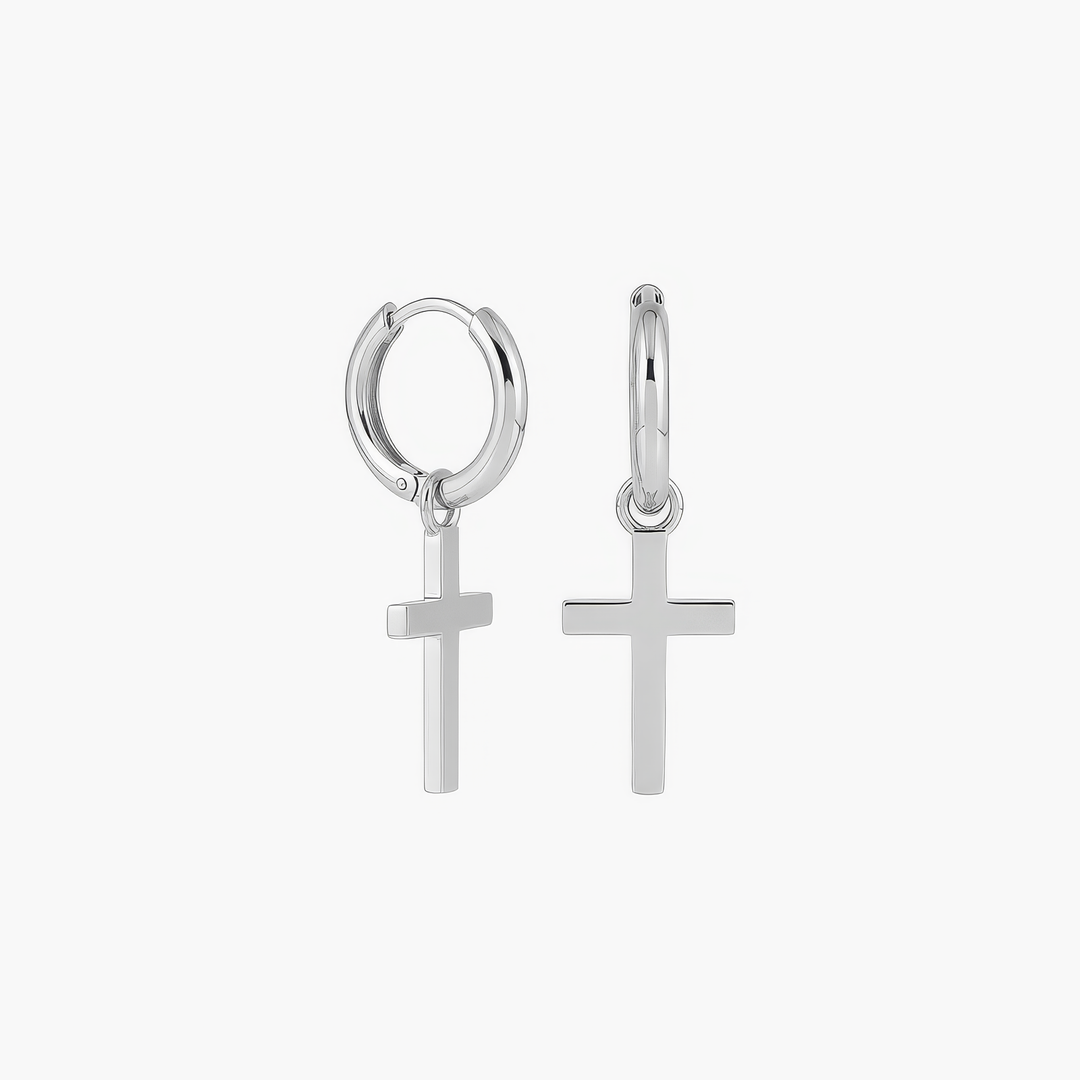 Classic Cross Hoops