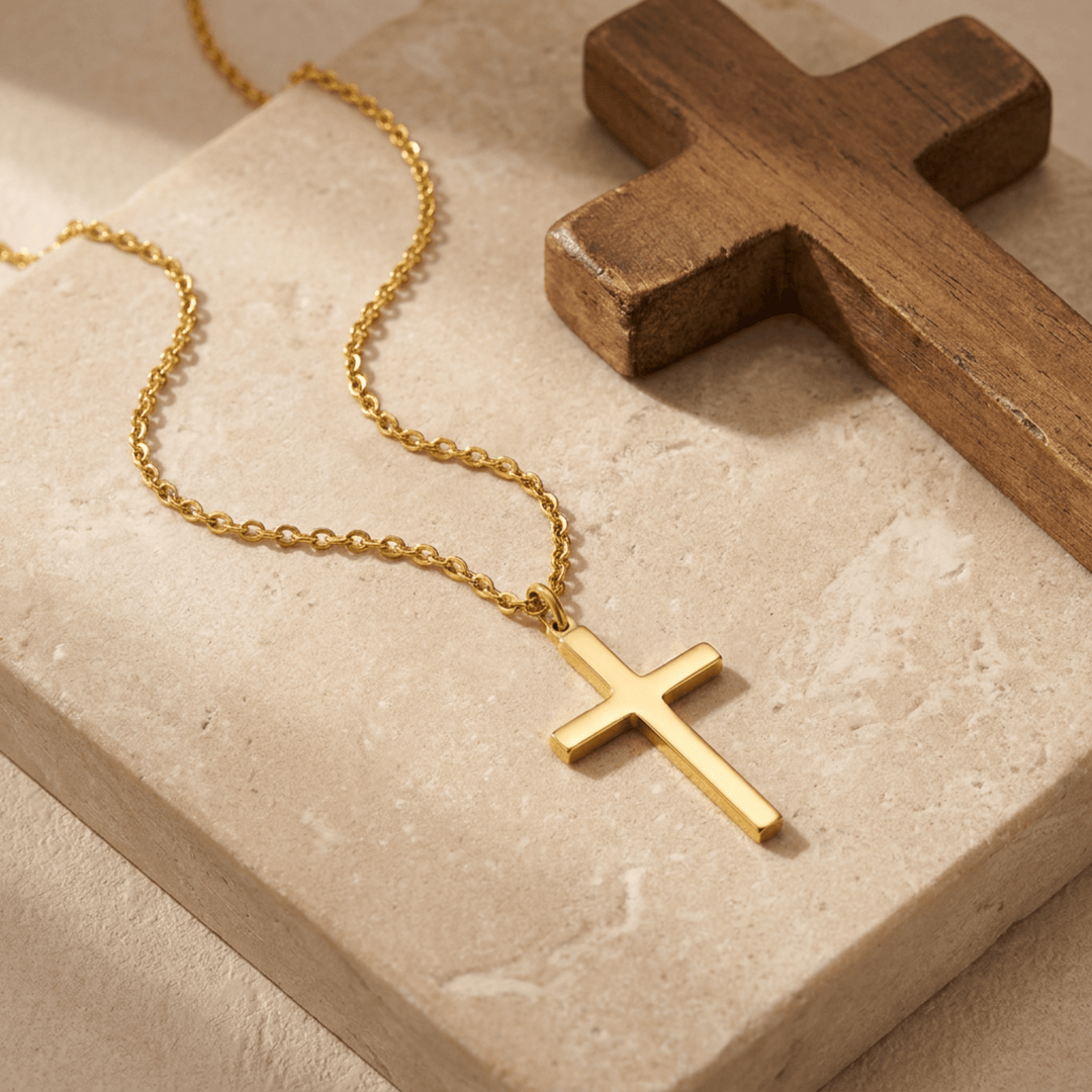 Her Cross Necklace