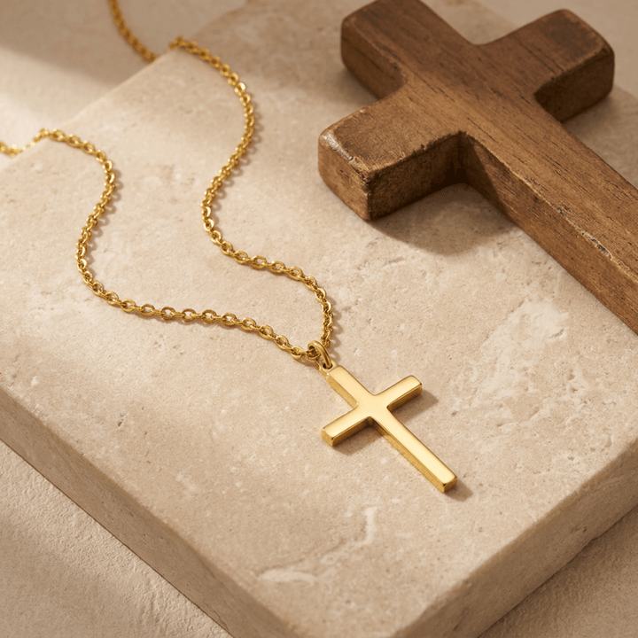Her Cross Necklace