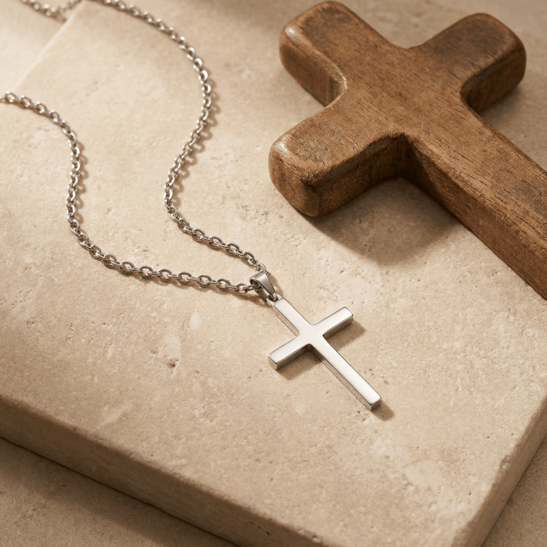 Her Cross Necklace