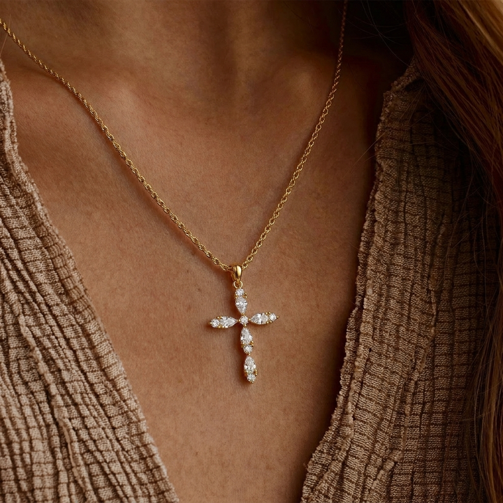 Reign Cross Necklace