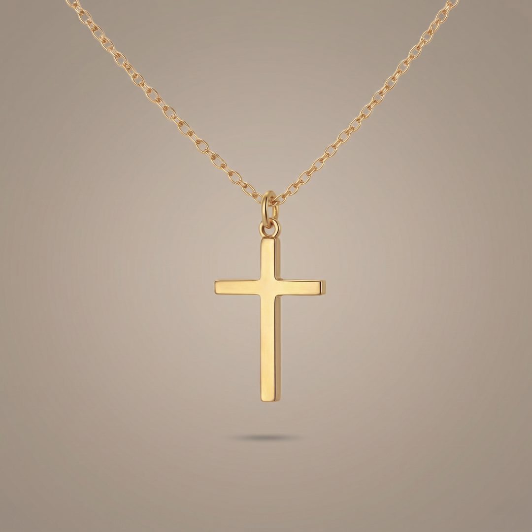 Slat Cross Necklace
