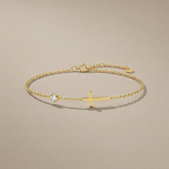 Classic Cross Charm Bracelet