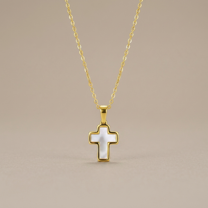 Shell Cross Necklace