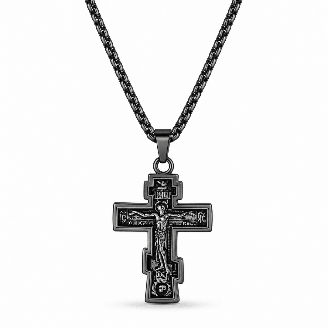 Russian Orthodox Cross Necklace