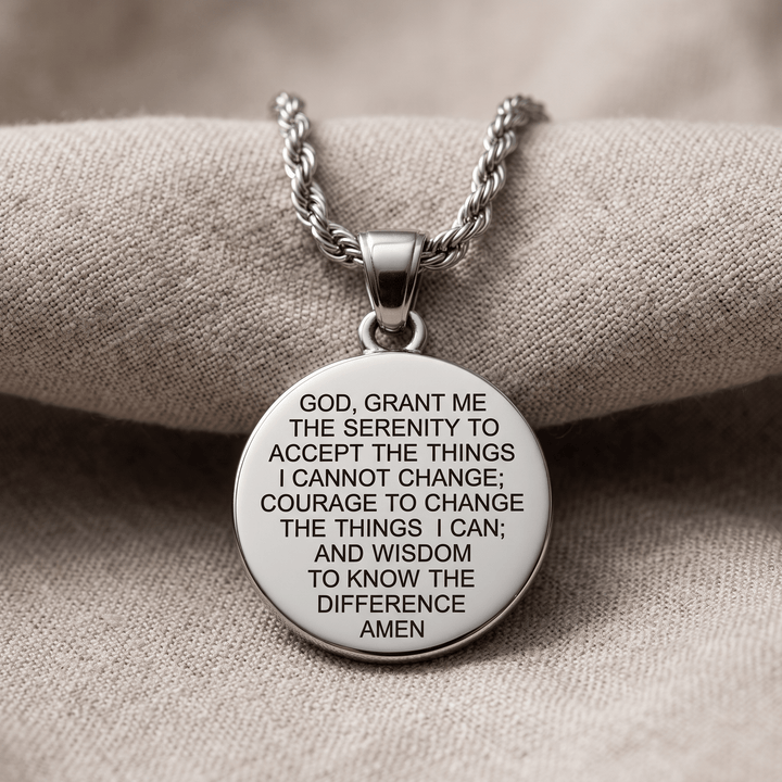 Virgin Mary Quarter Necklace